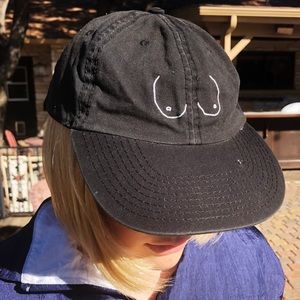 Nude boob hat